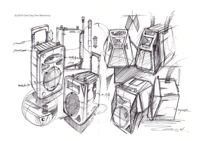 2015產品設計手繪 一日一畫的模型設計探索